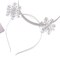 Christmas Headbands Xmas Rhinestone Snowflake Hairbands Crystal Merry Christmas Crown Hair Hoop Reindeer Antlers Tiara Headpiece Holiday Party Decoration